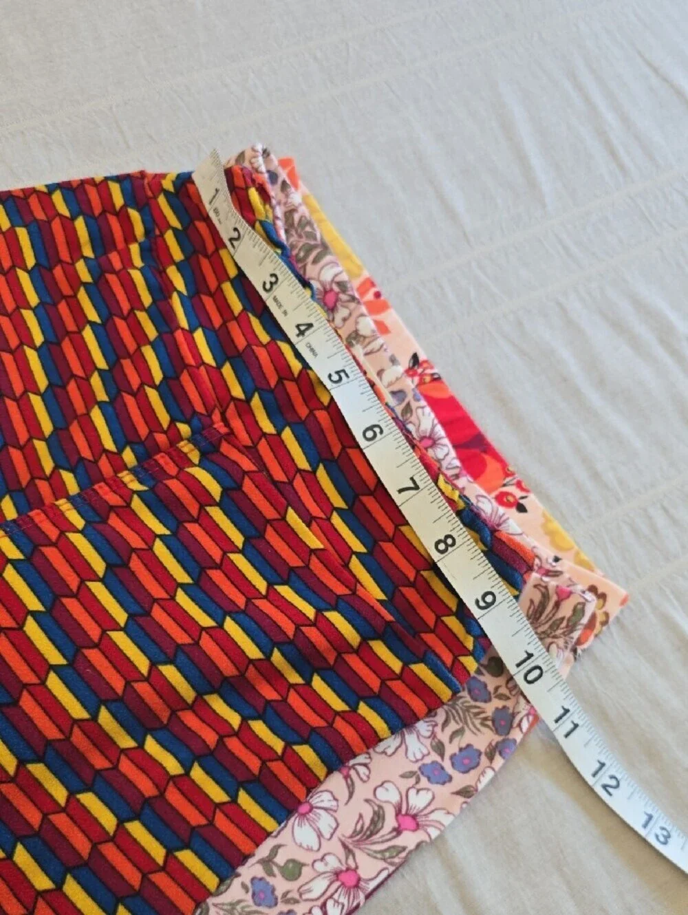 Gymboree/One Step Up/ LulaRoe Girls' Floral & Multicolor Leggings  Size  10